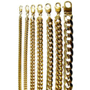 14K Yellow Gold SOLID Miami Cuban Necklace Bracelet Chain Men Women Jewelry 3.4g | 2.3mm | 7 Inches | MADE IN ITALY