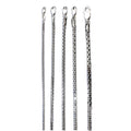 10K White Gold Venetian Round Box Necklace Bracelet Chain Real Men Women Jewelry 1.4g | 1mm | 7 Inches | MADE IN ITALY