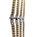 10K Yellow Gold Monaco Miami Cuban Link Necklace Chain Full CZ Men Women Jewelry 10.4g | 7mm | 7 Inches | MADE IN ITALY