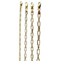 14K Yellow Gold SOLID Paperclip Cable Necklace Bracelet Chain Mirror Star Men Women Jewelry 3g | 2.3mm | 7 Inches | MADE IN ITALY