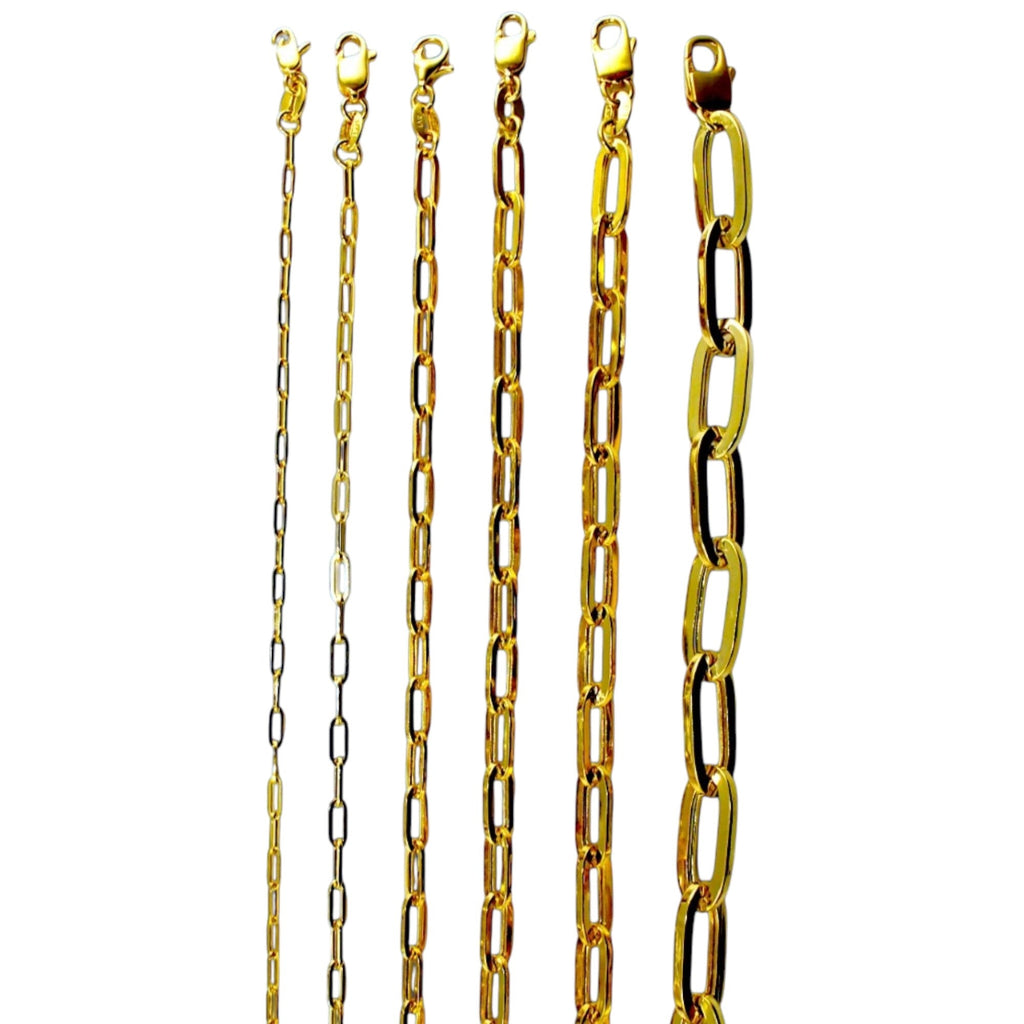 14K Yellow Gold SOLID Byzantine Box Necklace Bracelet Chain 2mm-7.5mm 7"-30" | MADE IN ITALY