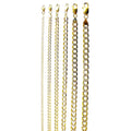 14K Yellow Gold Pave Curb Cuban Necklace Bracelet Chain Link Real Men Women Jewelry 1.2g | 2.5mm | 7 Inches | MADE IN ITALY