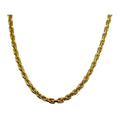 10K Yellow Gold Rolo Cable Necklace Bracelet Chain Link Real Gold Men Women Jewelry 17.6g | 10mm | 8 Inches | MADE IN ITALY