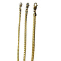 18K Yellow Gold SOLID Franco Round Box Necklace Bracelet Chain Men Women Jewelry 4.7g | 2mm | 7 Inches | MADE IN ITALY