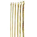 14K Yellow Gold Venetian Round Box Necklace Bracelet Chain Men Women Jewelry 1.3g | 1.3mm | 7 Inches | MADE IN ITALY