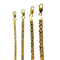 10K Gold Monaco Miami Cuban Necklace Bracelet Chain CZ Pave 6mm-13mm 7"-30" | MADE IN ITALY