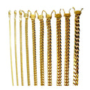 10K Yellow Gold SOLID Miami Cuban Link Necklace Bracelet Chain Men Women Jewelry 3.1g | 2.2mm | 7 Inches | MADE IN ITALY