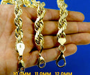 14K Yellow Gold SOLID Rope Chain Necklace Bracelet Diamond Cut Men Women Jewelry 1.6g | 1mm | 7 Inches | MADE IN ITALY