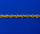 18K Yellow Gold SOLID Rope Chain Necklace Bracelet D/C Real Gold Men Women Jewelry 4.2g | 2mm | 7 Inches | MADE IN ITALY