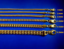 10K Yellow Gold Franco Box Square Necklace Bracelet Chain Real Men Women Jewelry 1g | 1.5mm | 7 Inches | MADE IN ITALY