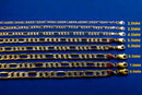 10K Yellow Gold Figaro Pave Necklace Bracelet Chain Italian Real Men Women Jewelry 1.1g | 2.5mm | 7 Inches | MADE IN ITALY