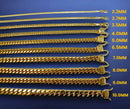 10K Yellow Gold SOLID Miami Cuban Link Necklace Bracelet Chain Men Women Jewelry 3.1g | 2.2mm | 7 Inches | MADE IN ITALY