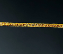 14K Yellow Gold Byzantine Square Box Necklace Bracelet Chain Men Women Jewelry 2.4g | 2mm | 7 Inches | MADE IN ITALY