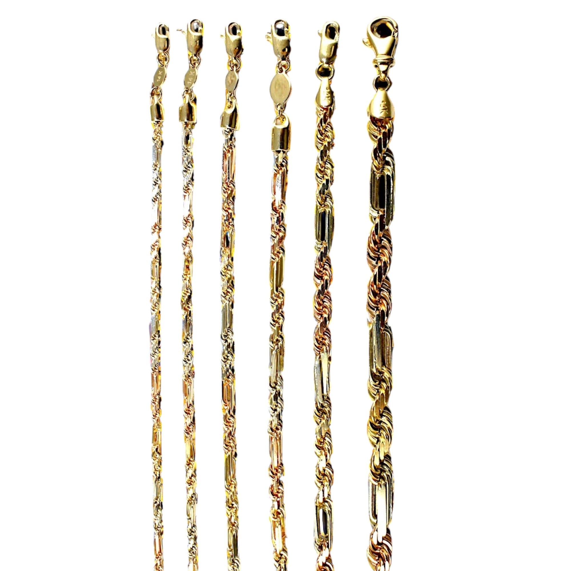 14K Tri Color Gold SOLID Valentino Mariner Anchor Bracelet Chain D/C 2mm-6mm MADE IN ITALY