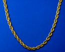 18K Yellow Gold SOLID Rope Chain Necklace Bracelet D/C Real Gold Men Women Jewelry 4.2g | 2mm | 7 Inches | MADE IN ITALY