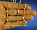 14K Yellow Gold SOLID Square Box Chain Necklace Bracelet Men Women Jewelry 1.2g | 1mm | 7 Inches | MADE IN ITALY