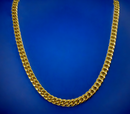 14K Yellow Gold Miami Cuban Necklace Bracelet Chain  Men Women Jewelry 2.1g | 3mm | 7 Inches | MADE IN ITALY