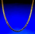 10K Yellow Gold SOLID Anchor Mariner Necklace Bracelet Chain Link Men Women Jewelry 1.7g | 3mm | 7 Inches | MADE IN ITALY