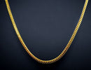 18K Yellow Gold SOLID Franco Round Box Necklace Bracelet Chain Men Women Jewelry 4.7g | 2mm | 7 Inches | MADE IN ITALY