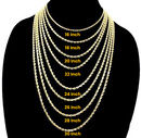 10K Yellow Gold Figaro Necklace Bracelet Chain Italian  Men Women Jewelry 1.3g | 2.5mm | 7 Inches | MADE IN ITALY