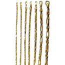 18K Yellow Gold SOLID Rope Chain Necklace Bracelet D/C Real Gold 2mm-6mm 7"-30" | MADE IN ITALY