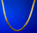 14K Yellow Gold SOLID Ice Link Pave Necklace Bracelet Chain Gold 2mm-5mm 7"-30" | MADE IN ITALY