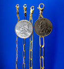 10K Yellow Gold SOLID Ice Link Necklace Bracelet Chain Pave Real 2mm-5mm 7"-30" | MADE IN ITALY