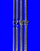 10K White Gold Miami Cuban Link Chain Necklace Bracelet Real 2mm-7mm 7"-30" | MADE IN ITALY