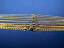 14K Yellow Gold SOLID Franco Round Box Necklace Bracelet Chain Men Women Jewelry 1.2g | 1mm | 7 Inches | MADE IN ITALY