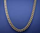 14K Gold Monaco Miami Cuban Link Necklace Bracelet Chain Full CZ Men Women Jewelry 7.6g | 6mm | 7 Inches | MADE IN ITALY
