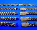 10K Gold Monaco Miami Cuban Link Necklace Bracelet Chain CZ Pave Men Women Jewelry 5.8g | 5mm | 7 Inches | MADE IN ITALY