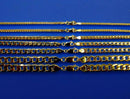 10K Yellow Gold Curb Cuban Necklace Bracelet Chain Men Women Jewelry 1g | 2.5mm | 7 Inches | MADE IN ITALY