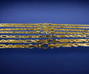 14K Yellow Gold SOLID Milano Figaro Rope Necklace Bracelet Chain Men Women Jewelry 3.4g | 2.5mm | 7 Inches | MADE IN ITALY