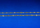 10K Yellow Gold 3mm-5mm SOLID Mirror Figaro Necklace Bracelet Chain Link 7"-30" | MADE IN ITALY