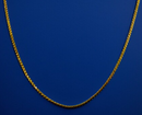 10K Yellow Gold Venetian Round Box Necklace Bracelet Chain Real 1mm-3mm 7"-30" | MADE IN ITALY