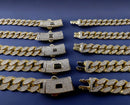 14K Gold Monaco Miami Cuban Link Necklace Bracelet Chain Full CZ Men Women Jewelry 7.6g | 6mm | 7 Inches | MADE IN ITALY