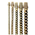 14K Yellow Gold Monaco Miami Cuban Link Chain Necklace CZ Pave Men Women Jewelry 5.8g | 5mm | 7 Inches | MADE IN ITALY