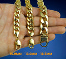 14K Yellow Gold SOLID Miami Cuban Necklace Bracelet Chain Men Women Jewelry 3.4g | 2.3mm | 7 Inches | MADE IN ITALY