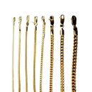 14K Tri Color Gold SOLID Figaro Necklace Bracelet Chain D/C 2mm-8.5mm 7"-30" | MADE IN ITALY