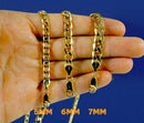 10K Yellow Gold Curb Cuban Necklace Bracelet Chain Men Women Jewelry 1g | 2.5mm | 7 Inches | MADE IN ITALY