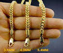 14K Tri Color Gold SOLID Figaro Necklace Bracelet Chain D/C 2mm-8.5mm 7"-30" | MADE IN ITALY