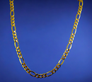 10K Yellow Gold SOLID Figaro Necklace Bracelet Chain Italian Men Women Jewelry 1.5g | 2.5mm | 7 Inches | MADE IN ITALY
