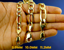 14K Yellow Gold SOLID Figaro Necklace Chain Bracelet Men Women Jewelry 1.2g | 1.5mm | 7 Inches | MADE IN ITALY