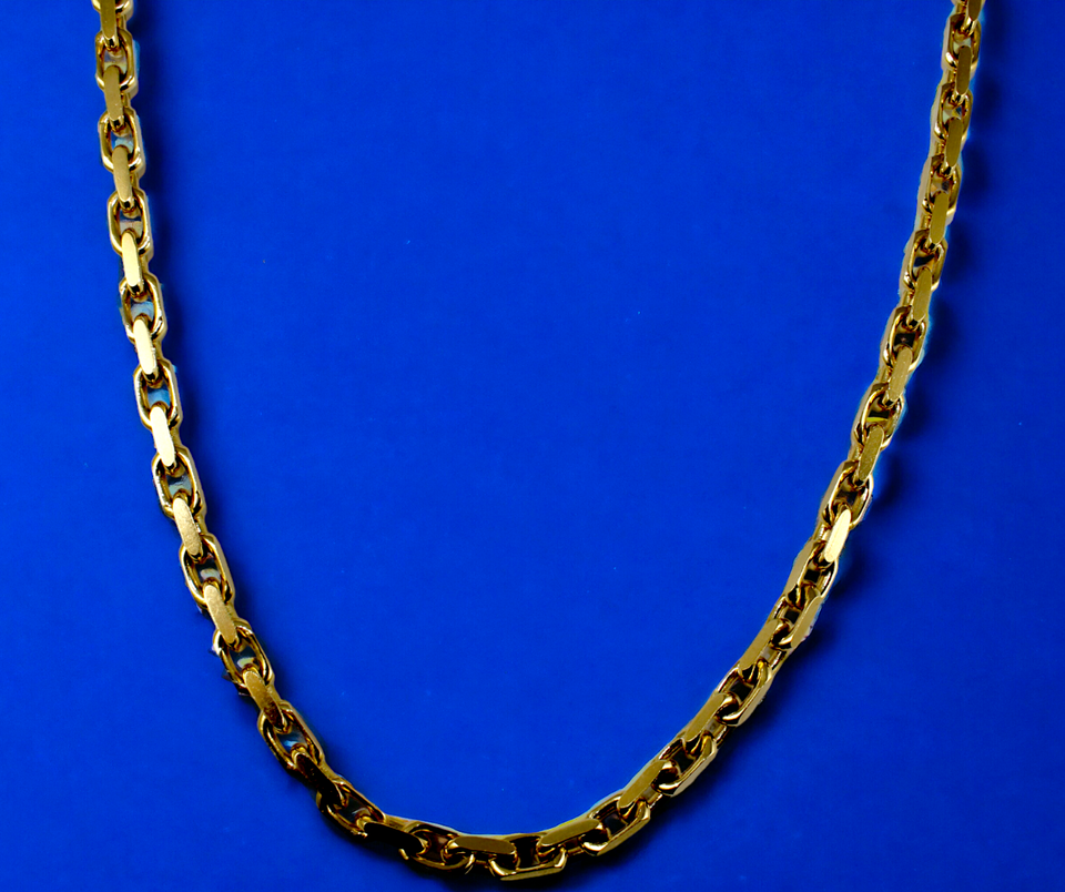14K Yellow Gold SOLID Rolo Cable Necklace Bracelet Chain Men Women Jewelry 2.1g | 1.5mm | 7 Inches | MADE IN ITALY